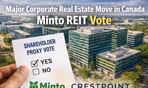 Major Corporate Real Estate Move in Canada — Minto REIT Vote
