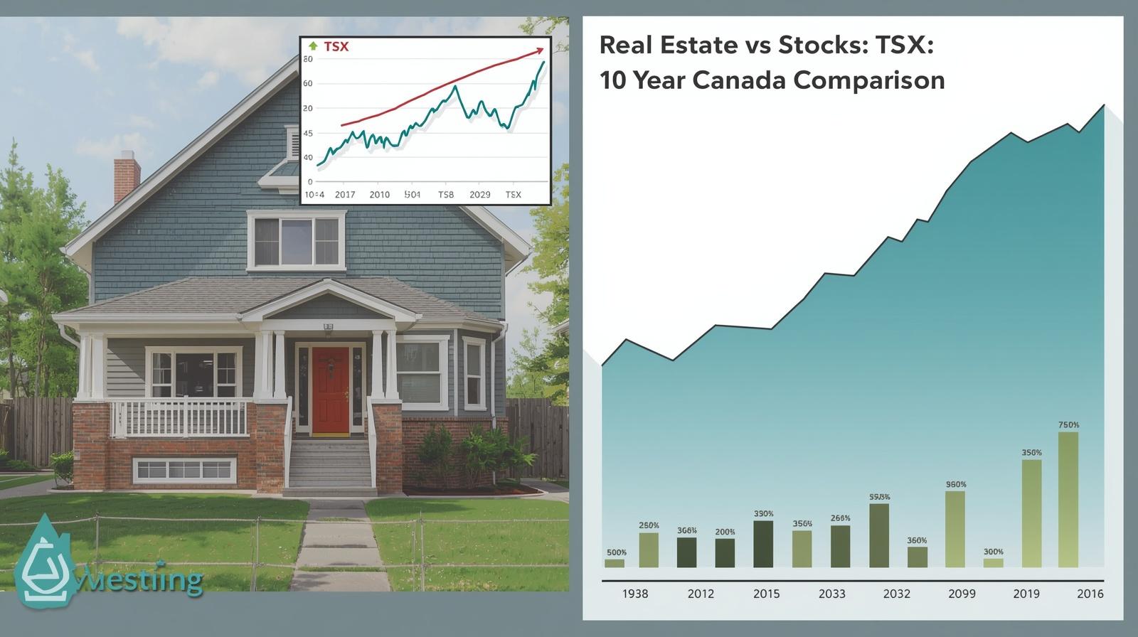 Real Estate vs Stock Market in Canada: 10-Year Comparison